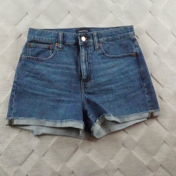J.Crew High-rise denim short in faded indigo Womens 27 - Picture 1 of 10